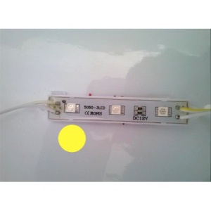 Modul 3 SMD 5050 12V lumina galbena - Img 1