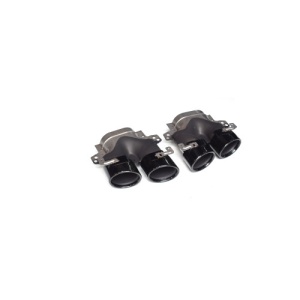 Ornament de toba compatibil Mercedes Clasa E W213 pachet AMG - Negru Cod:TYE53BL - Img 2
