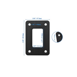 Panou pentru 1 intrerupatoar tip Rocket Cod: LB016A-1 - Img 2