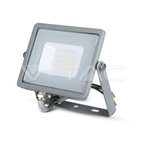 Proiector LED 20W Cip SAMSUNG SMD Corp Gri 6400K COD: 447 - Img 1