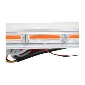 Rampa luminoasa girofar 12V cu 22 module lumina galbena 1180x210x64mm Breckner Germany BK92821 - Img 5