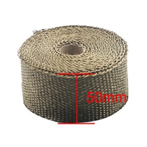 Rola banda termica pentru galerii, esapament auto/moto 5cmx10m Cod:1216502D - Img 1