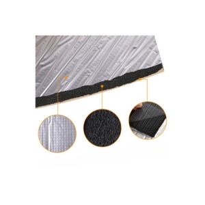 Rola insonorizant auto cu aluminiu si adeziv, grosime 10mm, 1m x 10m Cod: 023AL - Img 2