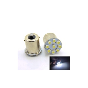 Set 2 becuri o faza BA15S T.V. 9SMD 1210 24V lumina alba 180 lumen Cod: JSUN55 - Img 3