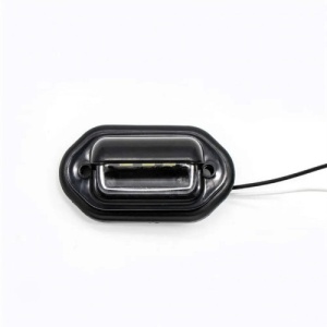Set 2 lampi numar carcasa neagra lumina:alba / 12V-24V (Set 2 buc) Cod:2102501A/BK - Img 4