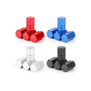 Set 4 capace valva din metal diverse culori Cod: R500 - Img 6