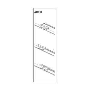Stergator parbriz sofer FIAT QUBO MPV 01/2009âž 26" COD:ART52 - Img 2