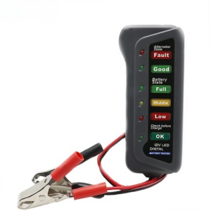 Tester pentru baterie si alternator cu indicator LED 12V Cod: W06448 - Img 2