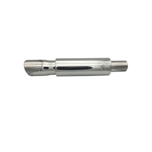 Toba inox universala, iesire 7.5 cm, intrare 4.8 cm, lungime 50 cm Cod: 502023 - Img 1