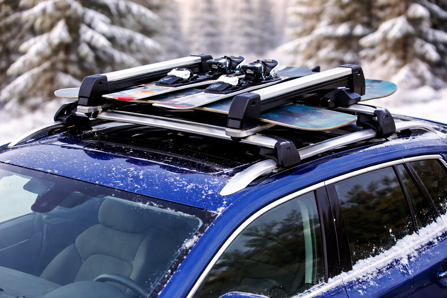 Suporturi schiuri & snowboard – gata de munte
