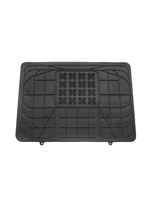 Covoras Auto Tunel Median Piesa A -V- A Negru 42 x 52,5 cm - Ajustabil