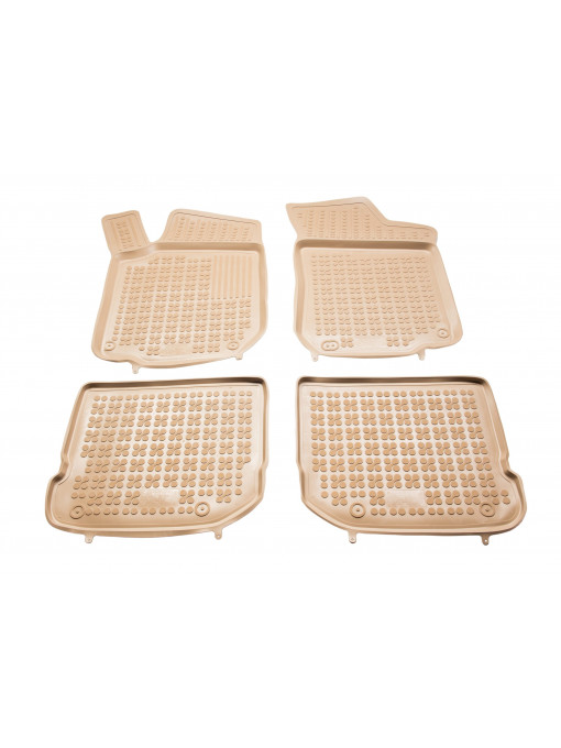 Covorase Presuri Auto Cauciuc Dedicate Bej VW NEW BEETLE 1998 - 2005 | VW BORA 1998 - 2005 | VW GOLF IV 1997 - 2006 | VW JETTA IV 1998 - 2005 | Seat LEON I 1999 - 2005 | Seat TOLEDO II 1998 - 2004 | Skoda OCTAVIA I 1996 - 2004 | Skoda OCTAVIA I Tour 2005
