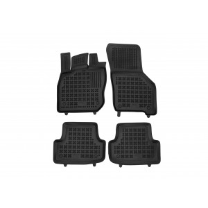 Covorase Presuri Auto Cauciuc Dedicate Audi A3 IV 8Y Hatchback, Sedan, Sportback, Mild Hybrid , cu convertor de tensiune sub scaun sofer 2020 - - Img 1