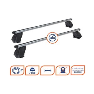 Bare transversale aluminiu K39 pentru Volkswagen T5 Transporter, model 2009-2015 - Img 4