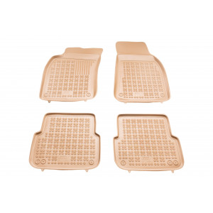 Covorase Presuri Auto Cauciuc Dedicate Bej Audi A6 Allroad Quattro C6 2006 - 2011 | Audi A6 III C6 Pre Facelift 2004 -2008 - Img 1