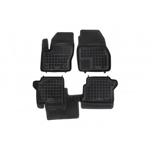 Covorase Presuri Auto Cauciuc Dedicate Ford GRAND TOURNEO CONNECT II 5 loc, 7 loc (rand 3 scaune pliat) 2013 - 2022 | Ford TRANSIT CONNECT II L2, 2013 - 2018, 2018 - 2022 - Img 1