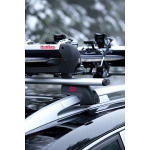 Suport ski/snowboard Mont Blanc Snowsport Ridge pe bare transversale, 4 perechi ski / 2 snowboard - Img 4