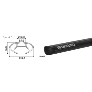 Bare transversale Menabo Delta Black pentru Mahindra KUV 100, 5 usi, model 2016+ - Img 5