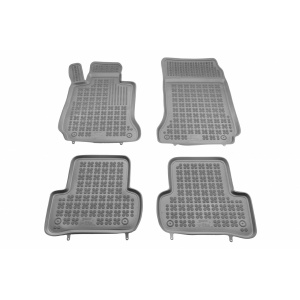 Covorase Presuri Auto Cauciuc Dedicate Gri Mercedes W204, S204 C-CLASS 2007 - 2014 - Img 1