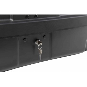 Cutie portbagaj Menabo Nekkar Dark, pe carlig, compatibila cu suport biciclete Menabo - Img 4