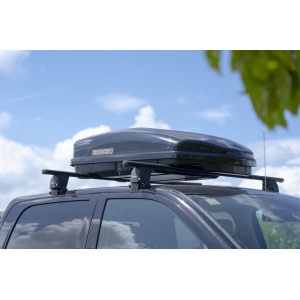 Cutie portbagaj Menabo Satellite 330 ABS Black, 141x77x34cm - Img 3