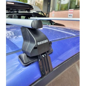 Bare transversale Menabo Omega Aluminiu pentru Ssangyong Actyon Sports, 4 usi, model 2007-2018 - Img 8