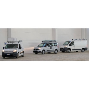Bare transversale Volkswagen Caddy III (2K), model 2015+, L1,L2, aluminiu, Menabo Professional - Img 9