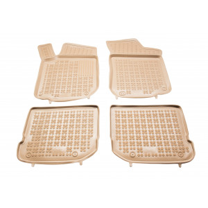 Covorase Presuri Auto Cauciuc Dedicate Bej VW NEW BEETLE 1998 - 2005 | VW BORA 1998 - 2005 | VW GOLF IV 1997 - 2006 | VW JETTA IV 1998 - 2005 | Seat LEON I 1999 - 2005 | Seat TOLEDO II 1998 - 2004 | Skoda OCTAVIA I 1996 - 2004 | Skoda OCTAVIA I Tour 2005 - Img 1