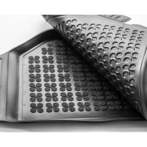 Covorase Presuri Auto Cauciuc Dedicate VW CADDY III 2 loc 2003 - 2021 | VW CADDY III Maxi 2 loc 2007 - 2021 - Img 3