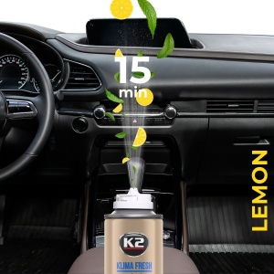 Spray Curatare si Igienizare Instalatie Aer Conditionat K2 Klima Fresh 150 ML - Aroma Lamaie - Img 4