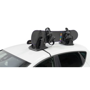 Suport schi Menabo Shark cu prindere magnetica, 2 perechi ski/snowboard - Img 5