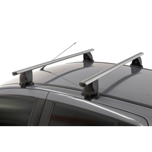 Bare transversale Menabo Delta Silver pentru Daihatsu Charade, 5 usi, model 2011-2013 - Img 3