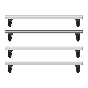 Bare transversale Mercedes Viano 5P MPV (W639), model 2003-2014, aluminiu, Menabo Professional - Img 2