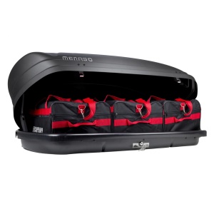 Cutie portbagaj Menabo Marathon Dark 320, 137x79x36cm - Img 7