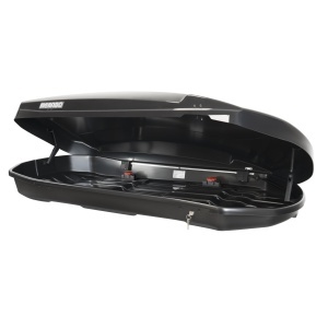 Cutie portbagaj Menabo Satellite 550 DUO ABS Black Crab, 198x94x36 cm - Img 2