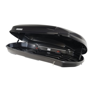 Cutie portbagaj Menabo Satellite 600 DUO ABS Black Crab, 197x94x45 cm - Img 2