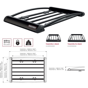 Portbagaj grilaj tip cos Menabo Yosemite XL, Black - Img 10