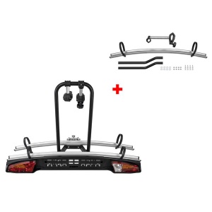 Suport biciclete Menabo Merak Eco Plus pentru 3 biciclete cu prindere pe carligul de remorcare - Img 1