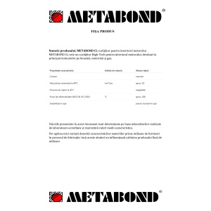 Aditiv Metabond CL FLUSH Curatare Interior Motor 250 ML - Img 2