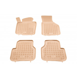 Covorase Presuri Auto Cauciuc Dedicate Bej VW PASSAT B6 2005 - 2010 | VW PASSAT B7 2010 - 2014 | VW PASSAT B7 Alltrack 2011 - 2014 | VW PASSAT CC 2008-2016 | VW JETTA VI 2010 - 2018 | VW TIGUAN I 2007 - 2015 - Img 1