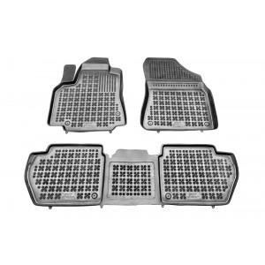 Covorase Presuri Auto Cauciuc Dedicate Citroen BERLINGO II 2008-2018 | Peugeot PARTNER II 2008-2018 | 4 Locuri - Img 1