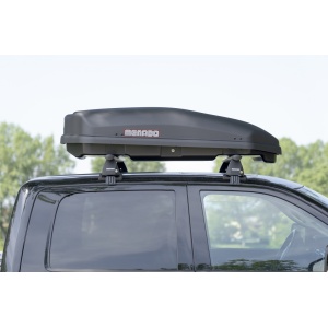 Cutie portbagaj Menabo Satellite 330 ABS Dark, 141x77x34cm - Img 4