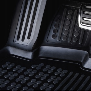 Covorase Presuri Auto Cauciuc Dedicate Porsche CAYENNE I 2002 - 2010 | VW TOUAREG I 2002 - 2010 - Img 5