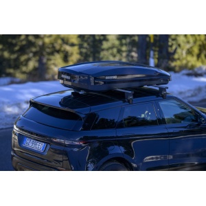 Cutie portbagaj Menabo Satellite 550 DUO ABS Black Crab, 198x94x36 cm - Img 6