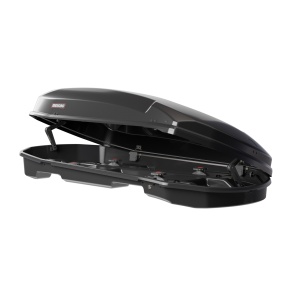 Cutie portbagaj Menabo Satellite 600 DUO ABS Black, 197x94x45 cm - Img 3
