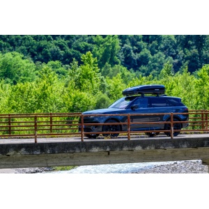 Cutie portbagaj Menabo Satellite 600 DUO ABS Black, 197x94x45 cm - Img 13