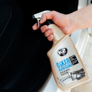 Solutie Curatare Materiale Plastice, Cauciucate, Vinil, K2 Oskar 750 ML - Img 2