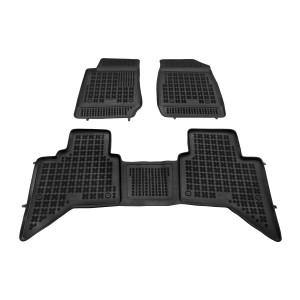 Covorase Presuri Auto Cauciuc Dedicate Isuzu D-MAX II 2011 - 2019 - Img 1