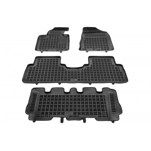 Covorase Presuri Auto Cauciuc Dedicate Kia SORENTO III 7 loc 2015 - 2020 - Img 1