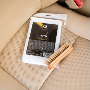 Laveta Microfibra Premium Curatare Suprafete din Piele K2 Lefa Pro - Img 2